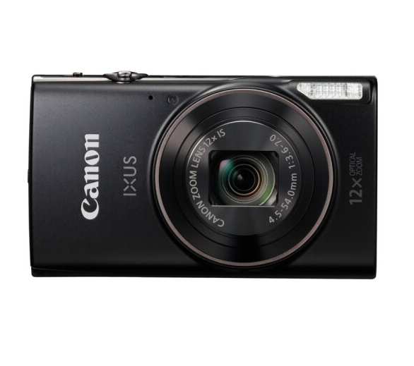 佳能（Canon）IXUS 285 HS 数码相机 黑色（2020万像素 12倍光学变焦 25mm超广角 支持Wi-Fi和NFC）