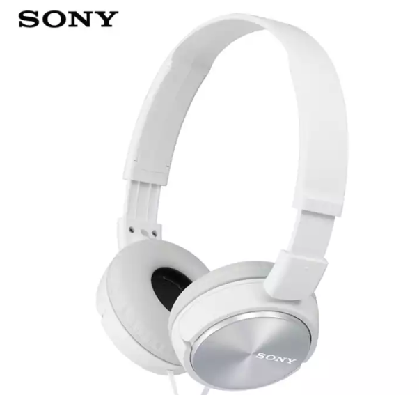 索尼（SONY） MDR-ZX310 头戴式立体声耳机 监听耳机 白色